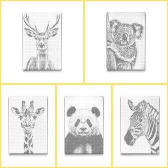 HappyDots DOT Painting Kleurboek Wildlife