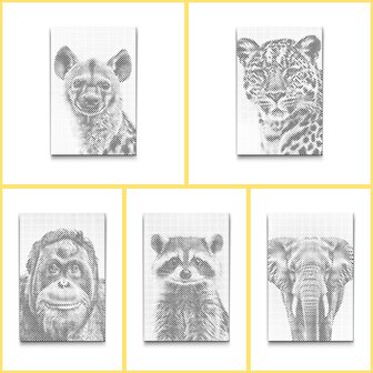 HappyDots DOT Painting Kleurboek Wildlife