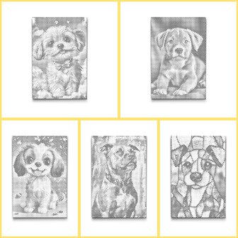 HappyDots DOT Painting Kleurboek Honden