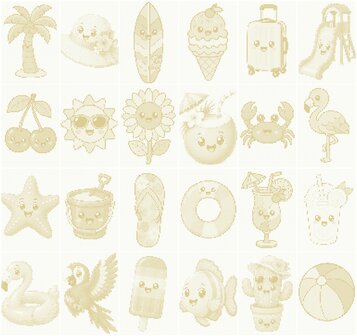 HappyDots Punktmalerei-Sparpaket Sommer (24 Teile)