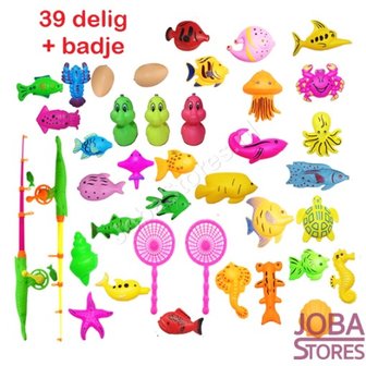 Magnetische hengel set met badje (40 delig)