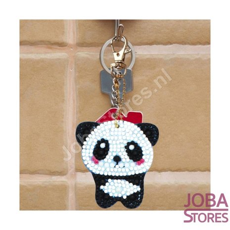 Diamond Painting Sleutelhanger Set Panda (5 stuks)