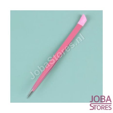 Pinzette für Nagelsticker (Pink)