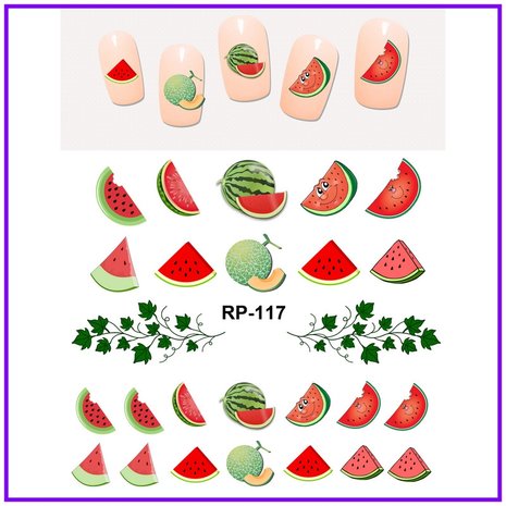 Nagelsticker Set Obst (150 Sticker)