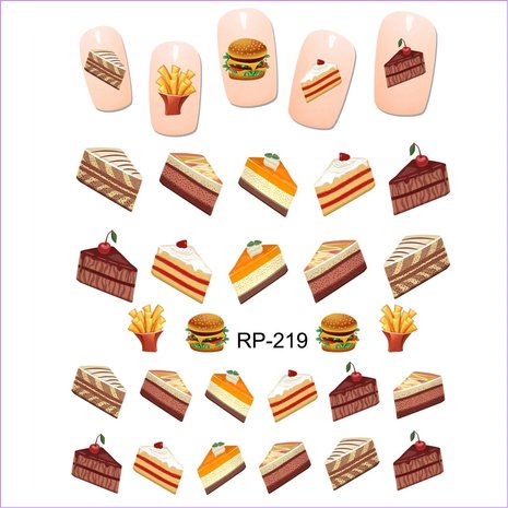 Nagelsticker Set Sweets (150 Sticker)