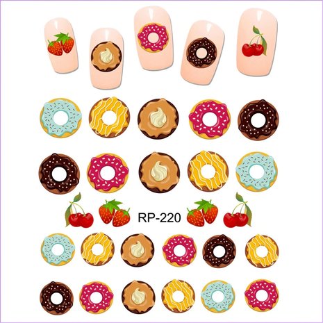 Nagelsticker Set Sweets (150 Sticker)