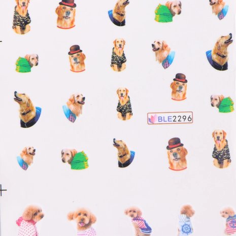 Nagelsticker Set Hunde (220 Sticker)