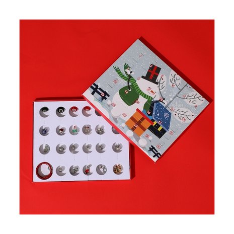 Weihnachts Adventskalender Charm Armband