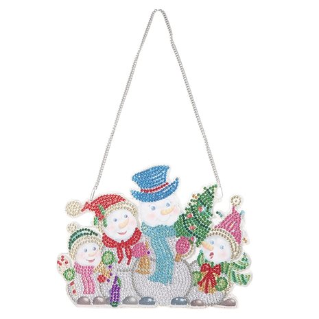 Diamond Painting Christmas Hanging Ornament 01 20cm (Schneemänner)