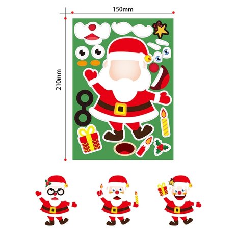 Sticker Fun Sticker Set Weihnachten (8 Stück)