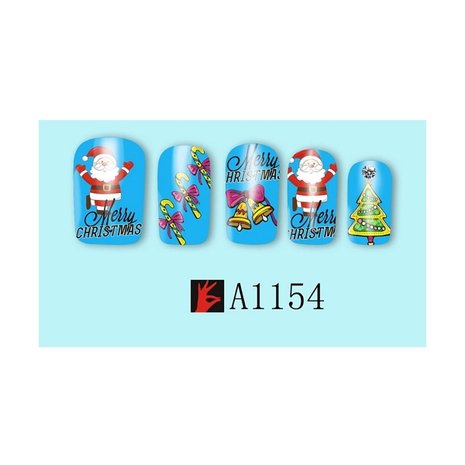 Nagelsticker Set Weihnachten 02 (12 Blatt)