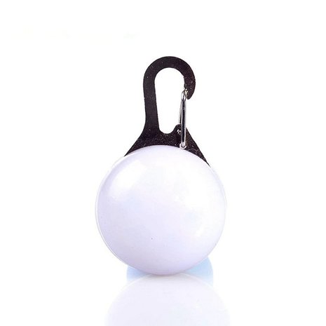 LED-Glühbirne mit Clip für Hundehalsband (Weiß)