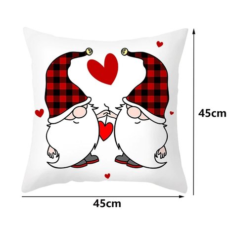 Dekorativer Kissenbezug Gnomes / Gnomes 04 (45cm) - Valentinstag - Muttertag TIPP
