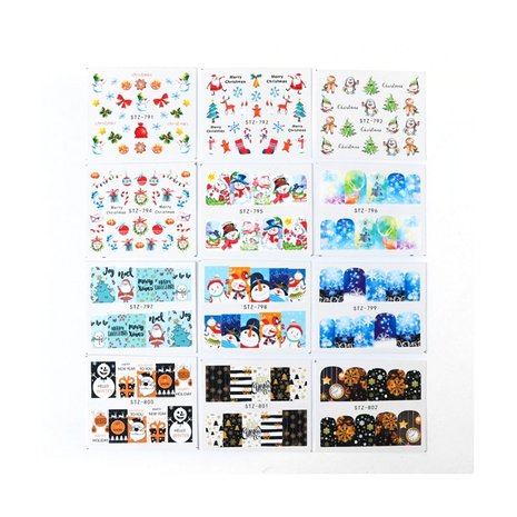 Nagelsticker-Set Weihnachten 04 (30 Blatt)