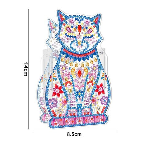 Diamond Painting Bleistiftbox 04 Katze (14cm)