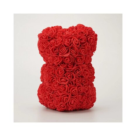 Algenbär mit Schleife Rot 25cm (Valentinstag / Muttertags TIPP)
