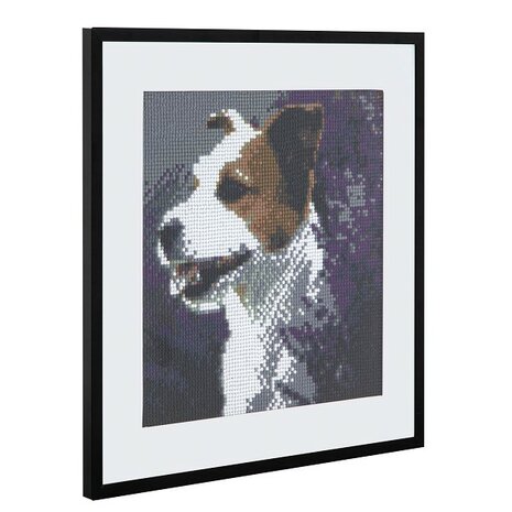 Grafix Diamond Painting - Hund 30x30cm - Rund