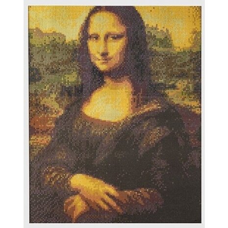 Grafix Diamond Painting - Mona Lisa 40x50cm - Rund