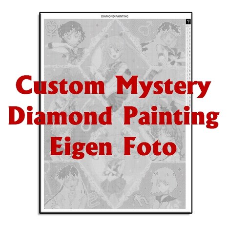 Diamond Painting Eigenes Foto-Mystery (benutzerdefiniert) (vollständig)