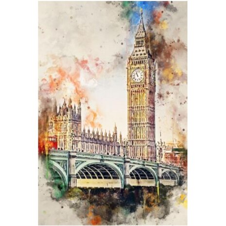 Diamond Painting Big Ben Londen