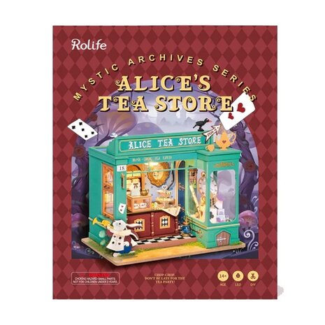 Miniatur-Selbstbauhaus Rolife Alice's Tea Store