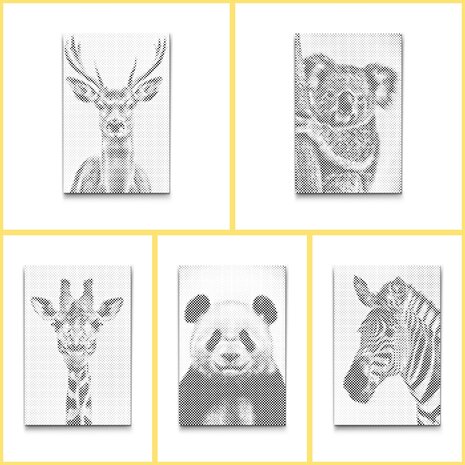 HappyDots DOT Painting Kleurboek Wildlife