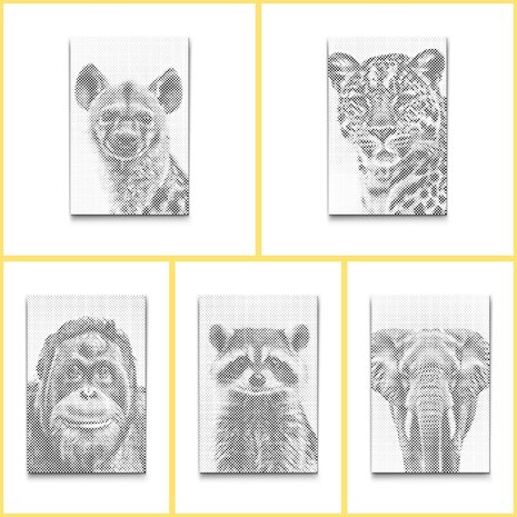 HappyDots DOT Painting Kleurboek Wildlife