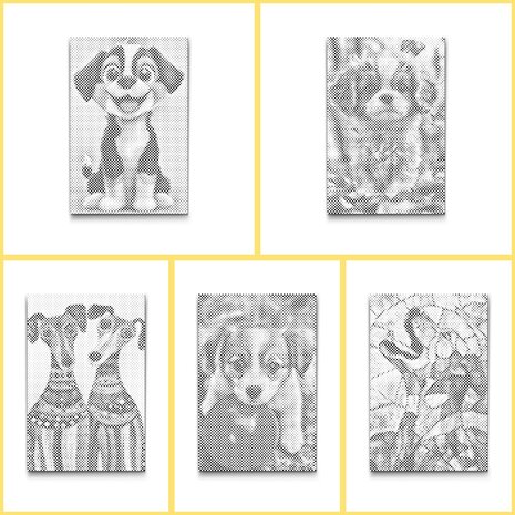 HappyDots DOT Painting Kleurboek Honden