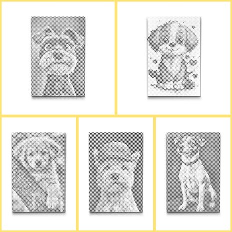 HappyDots DOT Painting Kleurboek Honden