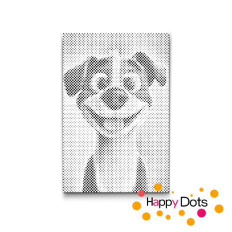 HappyDots DOT Painting Honden 14 - Stippelschilderij