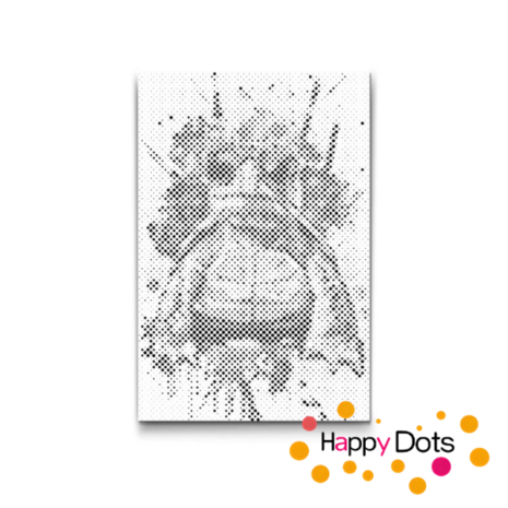 HappyDots DOT Painting Gekke dieren - Schildpad