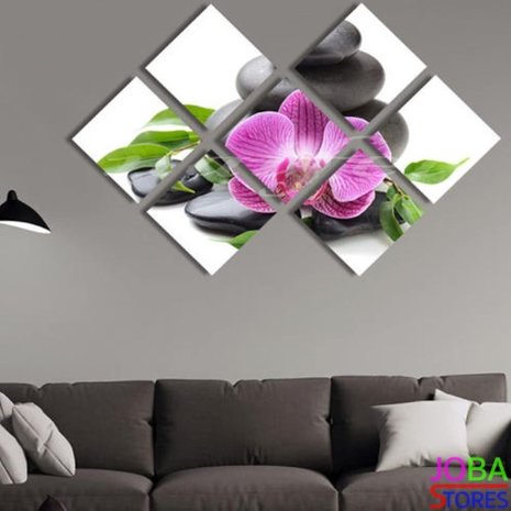 Diamond Painting Orchidee 7 luiks