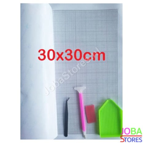 Diamond Painting Leere Leinwand + toolkit 30x30cm