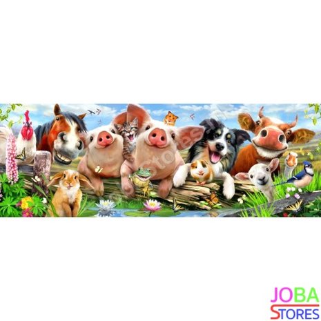Diamond Painting Gekke Boerderij Dieren