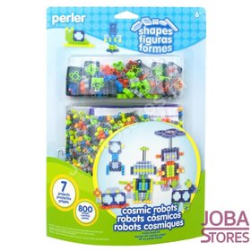 Perlen aufbügeln Cosmic Robots