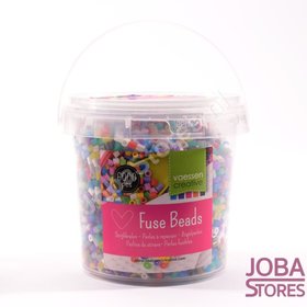 Perlen aufbügeln Assorti Bucket Glitter Gold (6000 Stück)