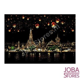 Kratzzeichnung Large Q (41x28cm)