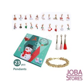 Weihnachts Adventskalender Charm Armband