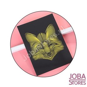 Kratzzeichnung Tiere Gold 02 (21x15cm)