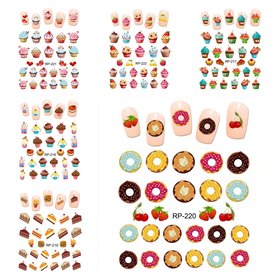 Nagelsticker Set Sweets (150 Sticker)