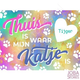 Diamond Painting Custom Kätzchen Regenbogen (30x40cm)