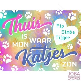 Diamond Painting Custom Kätzchen Regenbogen (30x40cm)