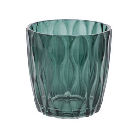 Goebel - Zubehör | Windlicht-Waldblätter | Glas, 9cm, Teelicht, Teelichthalter