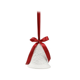 Goebel - Fitz und Floyd | Weihnachtsanhänger Weihnachtsglocke | Ornament, Porzellan, 10 cm