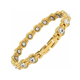 Magnetic Steel (Damen) Armband Aggy 16 (Goldfarben)