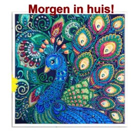 Special Diamond Painting Pfau 25x25cm