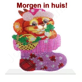 Diamond Painting Stehender Weihnachtsschmuck Weihnachtsstrumpf 02 (18cm)