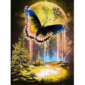 Diamond Painting Bunter Schmetterling 02