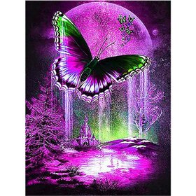 Diamond Painting Bunter Schmetterling 03