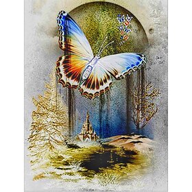 Diamond Painting Bunter Schmetterling 07